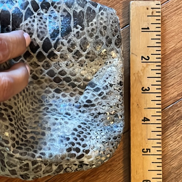 snakeskin leather bag - Picture 6 of 16